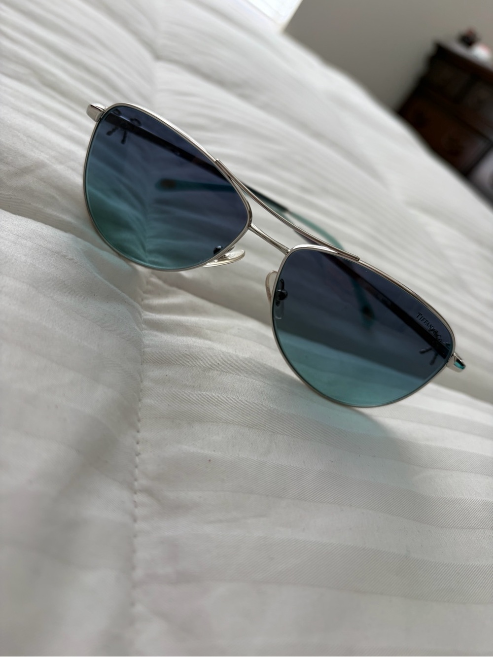 Tiffany & Co. Twist Bow Aviator Sunglasses